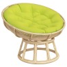 Coussin rond vert vif Ø 100 x11 cm tissu oxford 556420556420