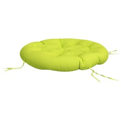 Coussin rond vert vif Ø 100 x11 cm tissu oxford 556420556420