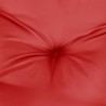 Coussin rond rouge Ø 60 x11 cm tissu oxford 556426556426