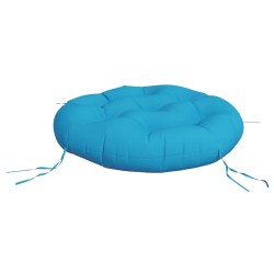 Coussin rond bleu clair Ø 60 x11 cm tissu oxford 556427556427