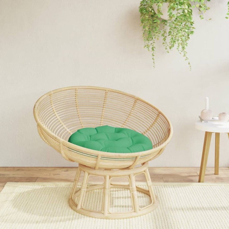 Coussin rond vert Ø 60 x11 cm tissu oxford 556437556437