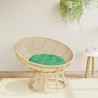 Coussin rond vert Ø 60 x11 cm tissu oxford 556437556437