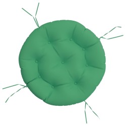 Coussin rond vert Ø 60 x11 cm tissu oxford 556437556437