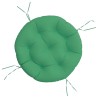 Coussin rond vert Ø 60 x11 cm tissu oxford 556437556437