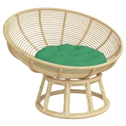 Coussin rond vert Ø 60 x11 cm tissu oxford 556437556437