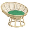 Coussin rond vert Ø 60 x11 cm tissu oxford 556437556437