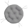 Coussin rond gris Ø 60 x11 cm tissu oxford 556450556450