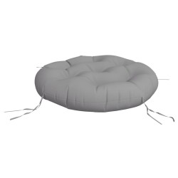 Coussin rond gris Ø 60 x11 cm tissu oxford 556450556450