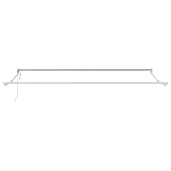 Cadre de store rétractable Blanc 450 × 300 cm Aluminium 556452556452