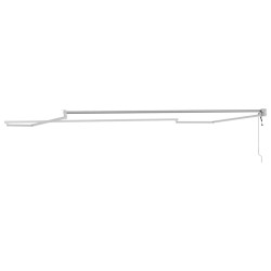 Cadre de store rétractable Blanc 450 × 300 cm Aluminium 556452556452