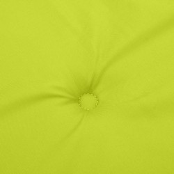 Coussin de banc de jardin vert brillant 120x50x4cm tissu oxford 556456556456