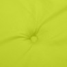 Coussin de banc de jardin vert brillant 120x50x4cm tissu oxford 556456556456