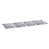 Coussin de banc de jardin motif à carreaux gris 150x50x4 cm 556460556460