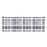 Coussin de banc de jardin motif à carreaux gris 150x50x4 cm 556460556460