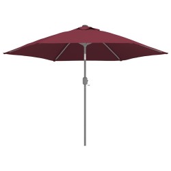 Tissu de remplacement pour parasol d'extérieur Bordeaux 300 cm 556467556467