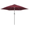 Tissu de remplacement pour parasol d'extérieur Bordeaux 300 cm 556467556467