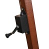 Parasol de jardin suspendu avec mât terre cuite bois de sapin 556470556470