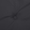 Coussins de chaise jardin lot de 6 noir 50x50x4 cm tissu oxford 556474556474