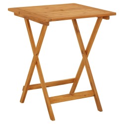 Table pliable de jardin 60x60x75 cm Bois d'acacia solide 556485556485
