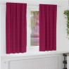 Rideaux occultants avec anneaux 2 pcs Bordeaux 175 x 140 cm 556489556489