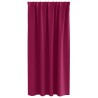 Rideaux occultants avec anneaux 2 pcs Bordeaux 175 x 140 cm 556489556489