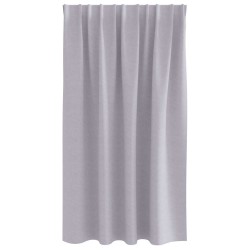 Rideaux occultants avec anneaux 2 pcs Gris métal 140 x 140 cm 556493556493