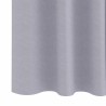 Rideaux occultants avec anneaux 2 pcs Gris métal 140 x 140 cm 556493556493