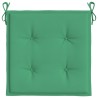 Coussins de chaise jardin lot de 6 vert 40x40x4 cm tissu oxford 556494556494