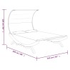 Lit repos et auvent 165x203x126 cm Bois courbé Anthracite 556503556503