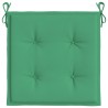 Coussins de chaise jardin lot de 2 vert 40x40x4 cm tissu oxford 556505556505