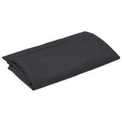 Tissu de remplacement pour parasol d'extérieur Noir 300 cm 556509556509
