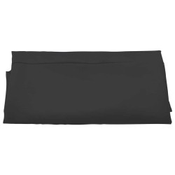 Tissu de remplacement pour parasol d'extérieur Noir 300 cm 556509556509