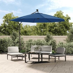 Tissu de remplacement pour parasol déporté bleu azuré 300 cm 556510556510