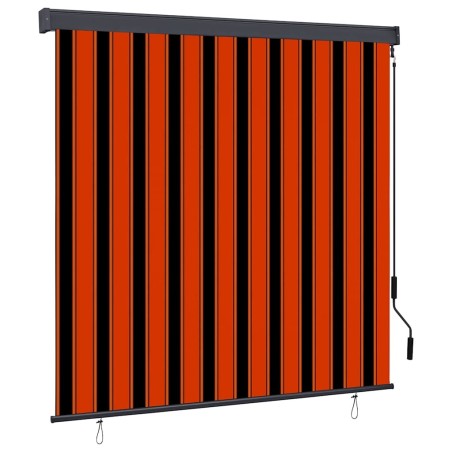 Store enrouleur avec des rideaux Orange et marron 180 x 250 cm 556512556512
