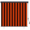 Store enrouleur avec des rideaux Orange et marron 180 x 250 cm 556512556512