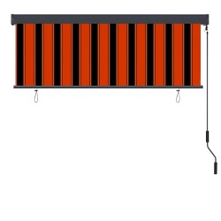 Store enrouleur avec des rideaux Orange et marron 180 x 250 cm 556512556512
