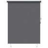 Store enrouleur Rayé Anthracite 200 x 250 cm Tissu et Aluminium 556514556514