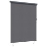 Store enrouleur Rayé Anthracite 200 x 250 cm Tissu et Aluminium 556514556514