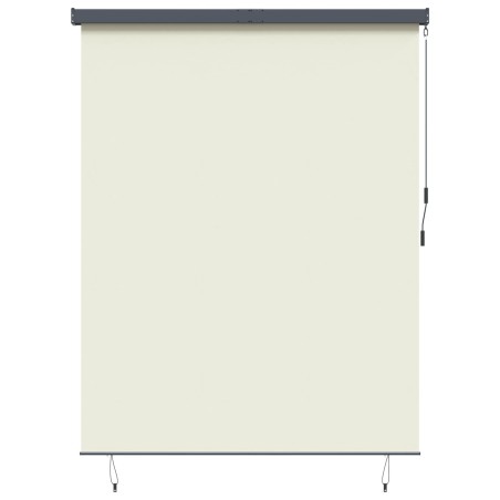 Store enrouleur Rayé Crème 200 x 250 cm Tissu et Aluminium 556515556515