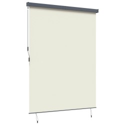 Store enrouleur Rayé Crème 200 x 250 cm Tissu et Aluminium 556515556515