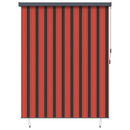 Store enrouleur avec des rideaux Orange et marron 200 x 250 cm 556516556516