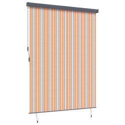 Store enrouleur Jaune et Bleu 200 x 250 cm Tissu et Aluminium 556523556523