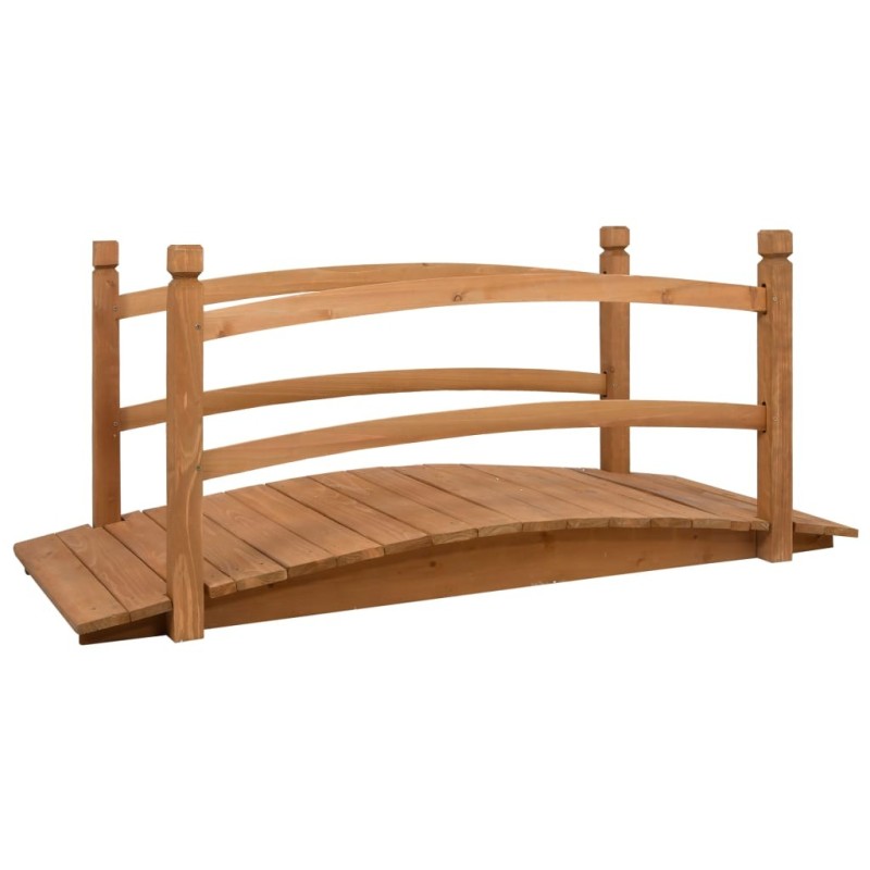 Pont de jardin 140x60x60 cm Bois de sapin massif 556525556525