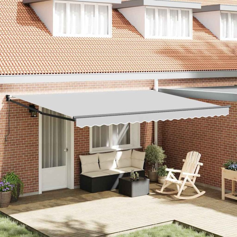 Cadre de store rétractable Anthracite 400 × 300 cm Aluminium 556527556527