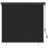 Store enrouleur Rayé Anthracite 180 x 250 cm Tissu et Aluminium 556528556528