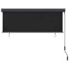 Store enrouleur Rayé Anthracite 180 x 250 cm Tissu et Aluminium 556528556528