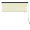 Store enrouleur Rayé Crème 180 x 250 cm Tissu et Aluminium 556529556529