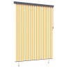 Store enrouleur Blanc et Orange 200 x 250 cm Tissu et Aluminium 556532556532