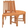 Banc demi-circulaire tour d'arbre Ø208cm bois massif eucalyptus 556533556533