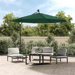 Tissu de remplacement pour parasol déporté Vert 350 cm 556540556540